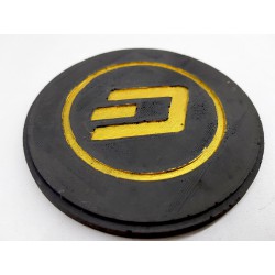 Dash Concrete Dash Coasters Handmade Coasters Dash 
Coasters cryptocurrency