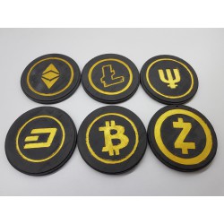 Dash Concrete Dash Coasters Handmade Coasters Dash 
Coasters cryptocurrency