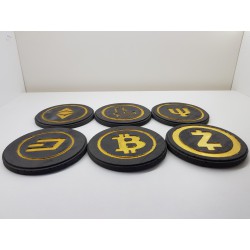 Dash Concrete Dash Coasters Handmade Coasters Dash 
Coasters cryptocurrency