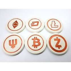 Bitcoin Concrete Bitcoin Coasters Bitcoin Coasters Bitcoin Coasters cryptocurrency