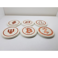 Bitcoin Concrete Bitcoin Coasters Bitcoin Coasters Bitcoin Coasters cryptocurrency