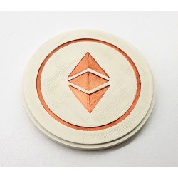 Ethereum Бетонный Ethereum Подставка под чашку Подставка под чашку Ethereum Ручная работа Подставка под чашку криптовалюта