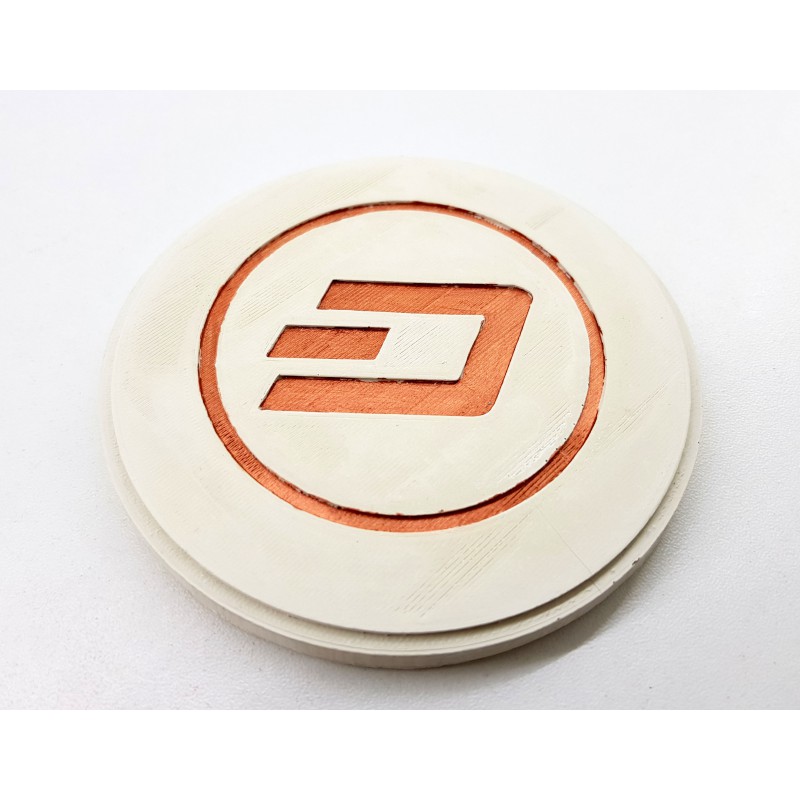 Dash Concrete Dash Coasters Handmade Coasters Dash 
Coasters cryptocurrency