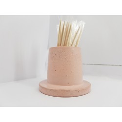 Concrete toothpick or match holder Rustic style Eco stand Bar organizer Kitchen appliance