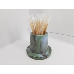 Concrete toothpick or match holder Rustic style Eco stand Bar organizer Kitchen appliance