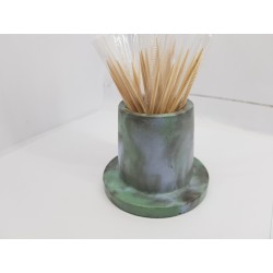 Concrete toothpick or match holder Rustic style Eco stand Bar organizer Kitchen appliance