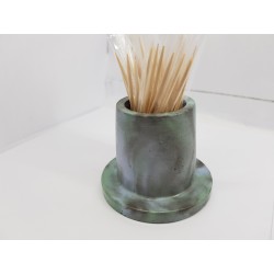 Concrete toothpick or match holder Rustic style Eco stand Bar organizer Kitchen appliance