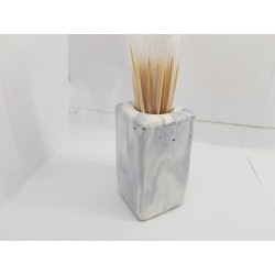 Concrete toothpick or match holder Rustic style Eco stand Bar organizer Kitchen appliance