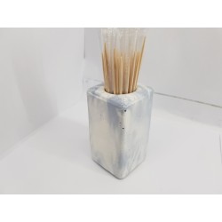 Concrete toothpick or match holder Rustic style Eco stand Bar organizer Kitchen appliance