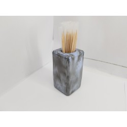 Toothpicks holder Toothpicks stand Match Stand Train Match Stand Toothpick holder Concrete Toothpick Holder