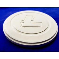 Litecoin Concrete Litecoin Coasters Handmade Coasters Litecoin Coasters cryptocurrency