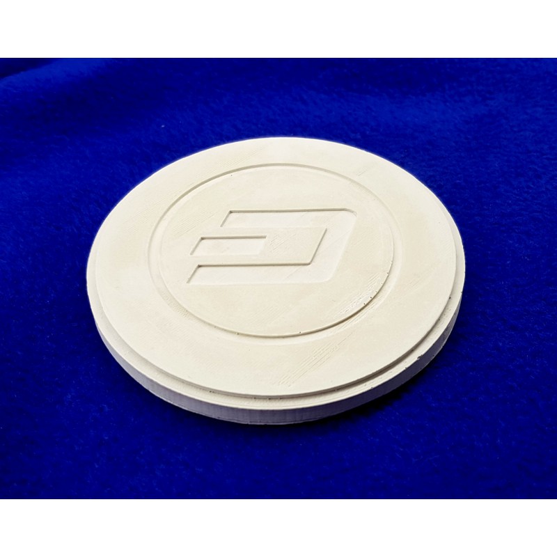 Dash Concrete Dash Coasters Handmade Coasters Dash 
Coasters cryptocurrency