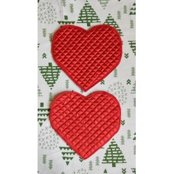 Napkins Decorative napkins Napkins for the kitchen table Quilted napkins Napkins under dishes Napkins heart