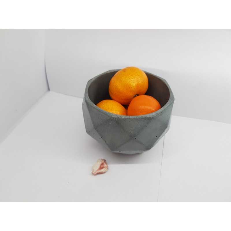 Small fruit bowl Fruit bowl Concrete fruit bowl Handmade fruit bowl Handmade Concrete Loft Fruit platter