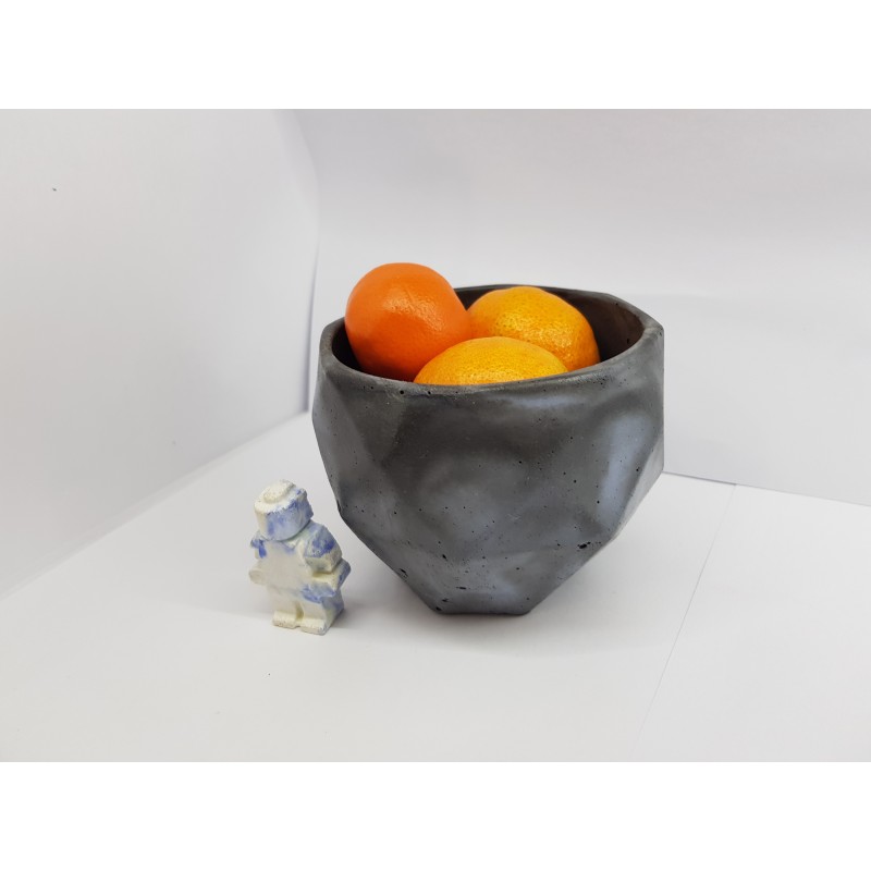 Small fruit bowl Fruit bowl Concrete fruit bowl Handmade fruit bowl Handmade Concrete Loft Fruit platter