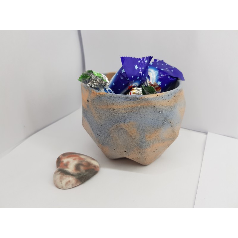 Candy bowl Beautiful candy bowls Handmade candy bowl Concrete candy bowl Handmade Concrete Loft Exclusive candy bowl