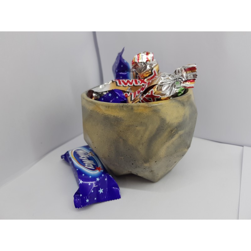 Candy bowl Beautiful candy bowls Handmade candy bowl Concrete candy bowl Handmade Concrete Loft Exclusive candy bowl