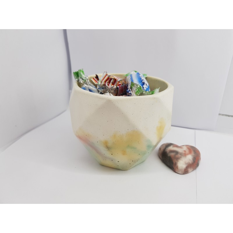 Candy bowl Beautiful candy bowls Handmade candy bowl Concrete candy bowl Handmade Concrete Loft Exclusive candy bowl