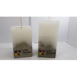 Candles Decorative candles Concrete candles Handmade candles Exclusive candles Candles with logo