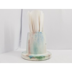 Toothpicks holder Toothpicks stand Match Stand Train Match Stand Toothpick holder Concrete Toothpick Holder