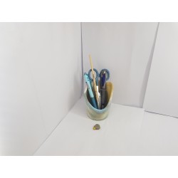 Pencil holder Handmade pencil holder Concrete pencil holder