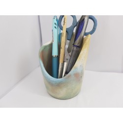 Pencil holder Handmade pencil holder Concrete pencil holder