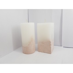 Set of candles Set of decorative candles Set of concrete candles Set of handmade candles Set of exclusive candles