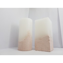 Set of candles Set of decorative candles Set of concrete candles Set of handmade candles Set of exclusive candles