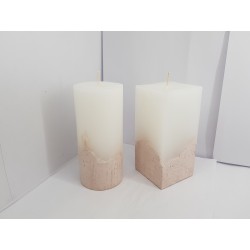 Set of candles Set of decorative candles Set of concrete candles Set of handmade candles Set of exclusive candles