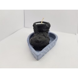 Decorative candlesticks Handmade Concrete Christmas candlestick Candle holders Christmas candlesticks