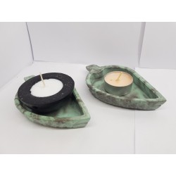 Decorative candlesticks Handmade Concrete Christmas candlestick Candle holders Christmas candlesticks