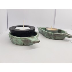 Decorative candlesticks Handmade Concrete Christmas candlestick Candle holders Christmas candlesticks