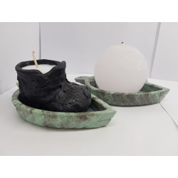 Decorative candlesticks Handmade Concrete Christmas candlestick Candle holders Christmas candlesticks