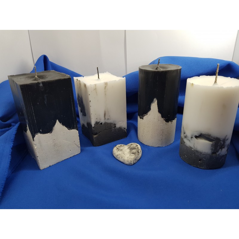 Yin Yang Candles "Yin-Yang" Set candles Yin Yang  Set of candles "Yin-Yang"