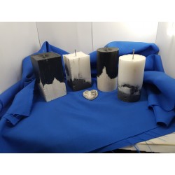 Yin Yang Candles "Yin-Yang" Set candles Yin Yang  Set of candles "Yin-Yang"