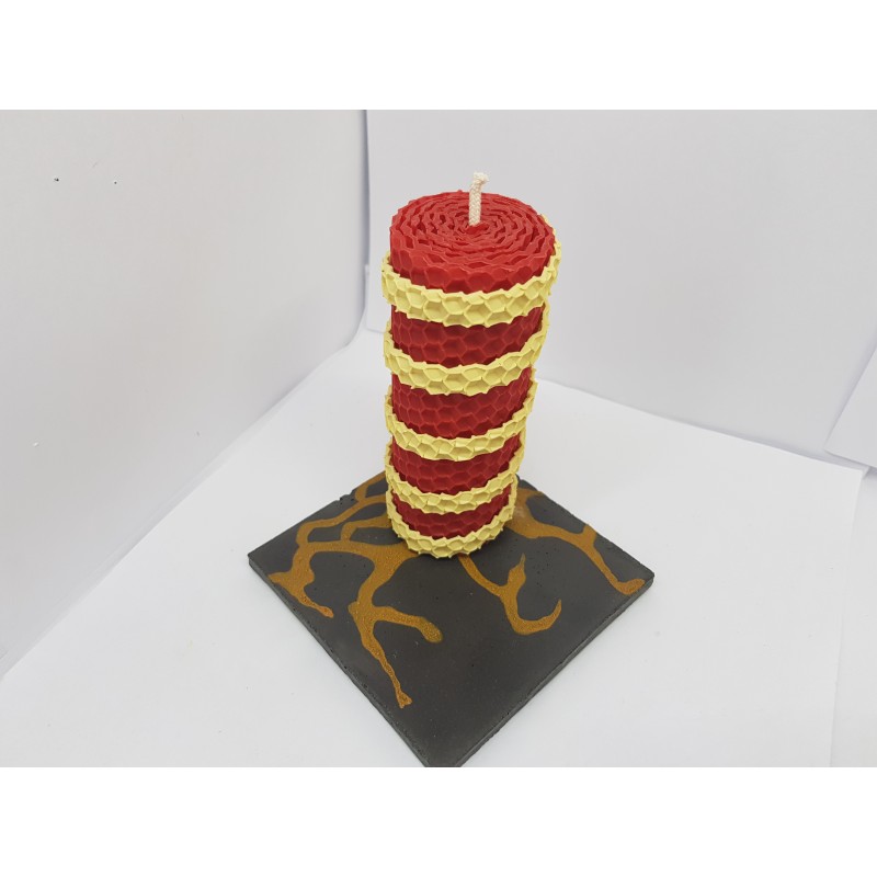 Beeswax candles Rolled beeswax candles Hand rolled beeswax candles Rolled wax candles Handmade candles Hand carved candles