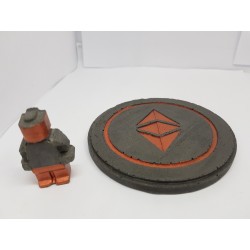 Ethereum Concrete Ethereum Coasters - Ethereum Concrete coasters Ethereum