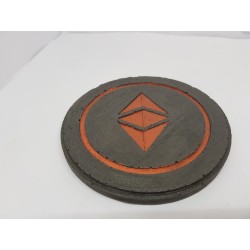 Ethereum Concrete Ethereum Coasters - Ethereum Concrete coasters Ethereum