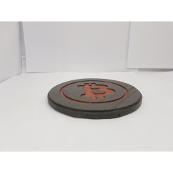 Bitcoin Concrete Bitcoin Coasters - Bitcoin Cryptocurrency coasters Concrete coasters Bitcoin