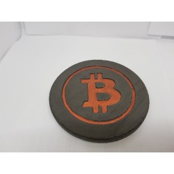 Bitcoin Concrete Bitcoin Coasters - Bitcoin Cryptocurrency coasters Concrete coasters Bitcoin