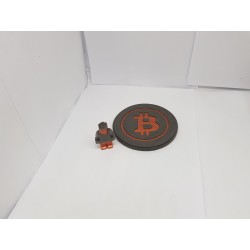 Bitcoin Concrete Bitcoin Coasters - Bitcoin Cryptocurrency coasters Concrete coasters Bitcoin