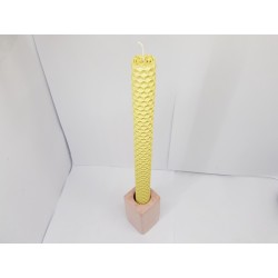 Set of candles Set of beeswax candles Set of candles with candlesticks Set of candles and candlesticks handmade