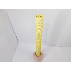 Set of candles Set of beeswax candles Set of candles with candlesticks Set of candles and candlesticks handmade