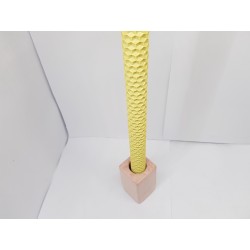 Set of candles Set of beeswax candles Set of candles with candlesticks Set of candles and candlesticks handmade