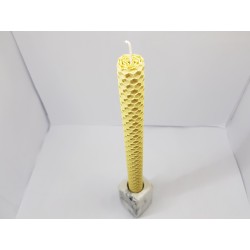 Set of candles Set of beeswax candles Set of candles with candlesticks Set of candles and candlesticks handmade