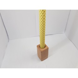 Set of candles Set of beeswax candles Set of candles with candlesticks Set of candles and candlesticks handmade