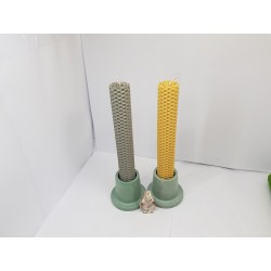 Set of candles Set of beeswax candles Set of candles with candlesticks Set of candles and candlesticks handmade