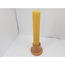 Set of candles Set of beeswax candles Set of candles with candlesticks Set of candles and candlesticks handmade