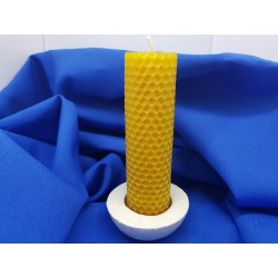 Set of candles Set of beeswax candles Set of candles with candlesticks Set of candles and candlesticks handmade