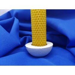 Set of candles Set of beeswax candles Set of candles with candlesticks Set of candles and candlesticks handmade